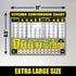 Kitchen Measurement Conversion Chart Magnet, Extra Large Magnetic Decor for Cooking and Baking