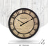 Presentime & Co 10" Farmhouse Series Wall Clock - Vintage Design, Cottage Style, Oil Rubbed Bronze