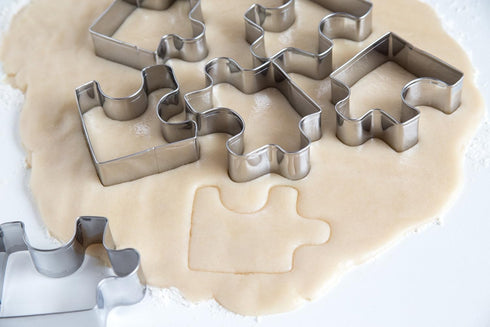Fox Run Cookie Cutter Set, Puzzle Pieces