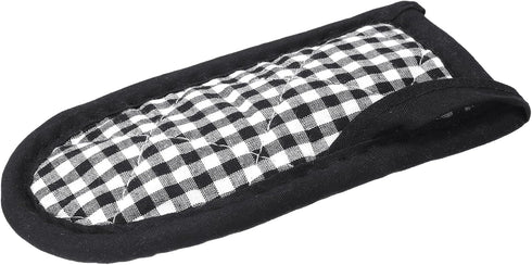 uxcell 2Pcs Pot Handle Covers, Heat Resistant Sleeve for Iron Skillet, Kitchen Baking Cooking Supplies, Black White