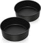 P&P CHEF 8 x 3 Inch Nonstick Cake Pan Set of 2, Round Baking Pans for Birthday & Wedding Layer Cake