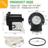 4681EA2001T Washer Drain Pump Motor by Techecook for Kenmore & LG Washing Machines