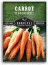 Tendersweet Carrot Seeds for Planting Sweet, Smooth-Textured Heirloom Variety for Home Gardens
