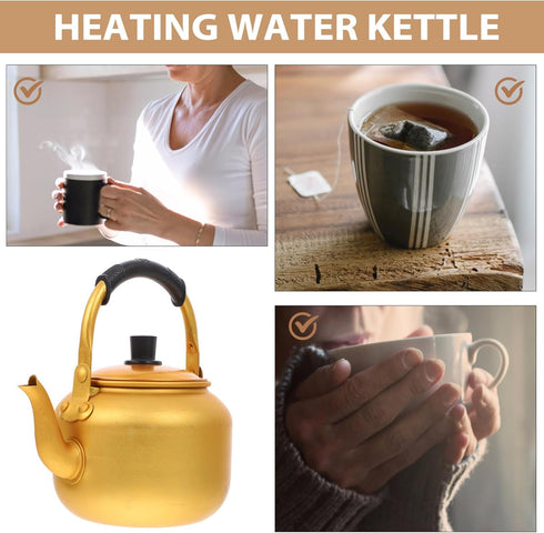 Stainless Steel 1L Hot Water Kettle, Whistling Tea Kettle with Infuser, Gooseneck Pour Over Coffee Pot for Fast Heating