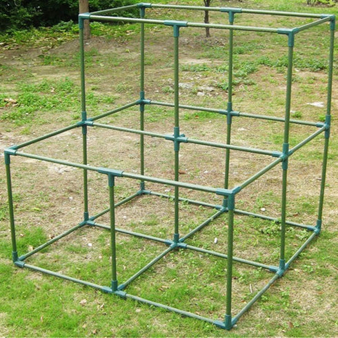 Meiwlong 4 16mm PCS Plastic Gardening Greenhouse Frame Building Connectors Pipe Fitting Heavy Duty Joint Tool Framework