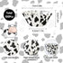Cow Paper Patterned Cupcake Liners, 100Pcs Mini Muffin Baking Cups, Greaseproof Cupcake Papers Liners for Birthday, Baby Shower Theme Party, Farm Animal Party and Christmas Baking Supplies by STNRST-IN