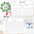 100 Count Recipe Cards, Recipe Cards 4x6 Inch White, 4x6 Recipe Cards Double Sided, Blank Recipe Cards for Bridal Showers and Wedding, Christmas Gifts