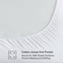 Sleep Philosophy King Mattress Pad, Cotton Classic Cloud Quilted Protector, Fits Up to 16", Machine Washable, White