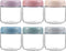 NETANY 6-pack 10oz Glass jars with Airtight Lids, Overnight Oats Containers with
