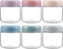 NETANY 6-pack 10oz Glass jars with Airtight Lids, Overnight Oats Containers with