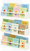 White Nursery Floating Shelves Set of 3 Wall Mounted Kids Bookshelf &