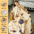 SeaRoomy Burritos Tortilla Throw Blanket, Novelty Tortilla Round Blanket for Adults and Kids