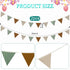 2 7.75 Oudain Pcs Pennant Banner Flags Nursery Garland Triangle Bunting Flags Playroom Wall Decor Banner for Nursery