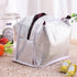 2PCS Reusable Lunch Tote Bags, Portable Insulated Lunch Cooler Bag for Picnic Office Beach (Green+Red)
