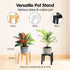 7.5" 9.8" Wood x Plant Stand Indoor Outdoor, Wooden Single Floor Plant Pot Holder, Natural Plant Stand, Assembly
