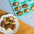 Webake 18 Cavity Silicone Madeleine Pan for Small Cake, Candy, and Cookies