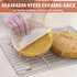 P&P CHEF Baking Cooling Rack Set - 4-Piece Stainless Steel Wire Racks for Oven Use, Healthy & Dishwasher Safe