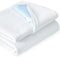 subrtex 3 Inch Mattress Topper Cover (Only Cover), Bamboo Removable Mattress Encasement with Zippers, Twin XL