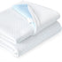 subrtex 3 Inch Mattress Topper Cover (Only Cover), Bamboo Removable Mattress Encasement with Zippers, Twin XL