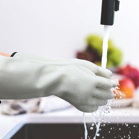 Silicone Gloves: Heat Resistant Kitchen Gloves for Cooking, Grilling, Baking, XL, Waterproof