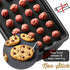 Baking Sheet Set, 2-Piece Large Cookie Sheet with Silicone Handles, BPA Free Nonstick Steel Baking Pans for Oven