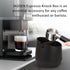 6 Inch Large Capacity Espresso Knock Box Tamping Mat, Espresso Machine Accessories Set of 2 with Removable Knock Bar