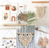 BYHER 15-Inch White Birch Logs for Decorative Farmhouse Home Wall Hanging