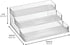 iDesign 3-Tier Spice Rack Organizer, Clear, Made in USA