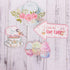 SUNBEAUTY 14 Pcs Tea Party Photo Booth Props, Alice in Wonderland Party Supplies for Garden Party Bridal Shower
