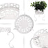 OwnMy Metal Round Plant Stand Rustproof Iron Flower Pot Holder, Indoor Outdoor Plant Stand Heavy Duty for Home, Garden