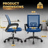 300 Lbs Magshion Ergonomic Office Desk Chair, Mid-Back Mesh Computer Chair, Swivel Chair with Breathable Backrest