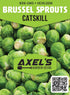 Axel's Garden Seeds Packets 1 Packet 250 Catskill Brussel Sprout Seeds for Planting Heirloom Non-GMO Brussel Sprout