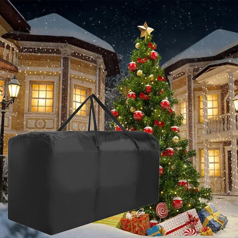 Christmas Tree Storage Bag for 12ft Artificial Disassembled Trees, Heavy Duty Holiday Bag with Durable Handles