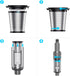 Handheld Car Vacuum Cleaner Cordless, 9500PA Powerful Suction, Lightweight Wireless Mini Vacuum with LED Light for