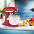 4.5-5Qt 5-6Qt 2-Quart Frozen GLINK Ice Cream Maker Attachment for KitchenAid Stand Mixer, Compatible with Kitchenaid
