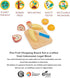 Smiley Fruit Chopping Board Toy Set - 8pc Wood Chopping Board with Play Knife & Choppable Fruits for Toddlers Age 2+