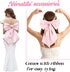 23x11 Inch (3pcs) Big Pink Bow Coquette Room Decor, Satin Bows Large Pastel Pink Bows Birthday Decorations as Crib