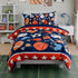 Sets Set 3-Pieces, Sets SANDJEST Sports Bedding for Boys, Ultra Soft Microfiber Comforter Bed with Comforters for Kids