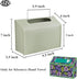 Haecsfl Towel(1-Green) Leather Cover for Disposable Paper Hand Towel Box, Compatible with Kleenex Paper Hand