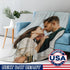 Custom Blanket with Picture Text Personalized Valentines Gift for Girlfriend Boyfriend Customized Throw Blanket