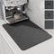 LIMNUO Coffee Maker Mat for Countertops, Backed Absorbent Dish Drying Mat for Kitchen (16"x24", Grey)