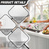 Bird Flower Grill Pan Cover - Protective Dust Cover Compatible with Most Small Kitchen Appliances