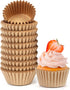 LotFancy Mini Natural Cupcake Liners: 500Pcs Greaseproof Paper Muffin Baking Cups, Unbleached, No Smell