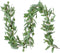 DearHouse 5.5ft Seeded Eucalyptus Garland, Faux Eucalyptus Leaves Table Garland for Wedding Backdrop Decor