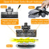 Miele Turbo Brush Head Compatible with Miele Vacuum Cleaners, Easy Pet Hair Removal for Low Carpet and Hard Floors