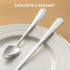 Hiware 4-piece Grapefruit Spoons and Knife, 18/8 Stainless Steel