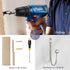 Curtain Holdback, 4 Pcs Wall Mounted Heavy Duty Metal Drapery Tiebacks with Screws, Decorative Window Holder