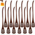 12 Pack 7'' Cididu Wood Honey Dipper, Honey Spoon Sticks, Honey Mixing Stirrers for Tea Coffee, Honey Comb Sticks