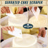 Teenitor Cake Scraper Set, 7 Pcs Dough Scraper, Bowl Scraper, Cake Cutter, Spatula, Kitchen Plastic Tool