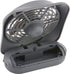 Treva 5 Inch Battery Powered Fan - Portable Desk Fan with Compact Folding & Tilt Design, Dark Blue